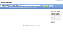 Tablet Screenshot of pioneer.kohalibrary.com